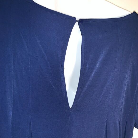 QED LONDON Oversize Navy Romper with Pockets-S - Picture 5 of 8